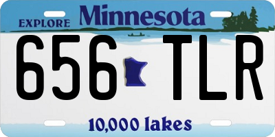 MN license plate 656TLR