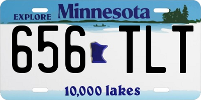 MN license plate 656TLT