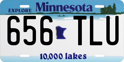 MN license plate 656TLU