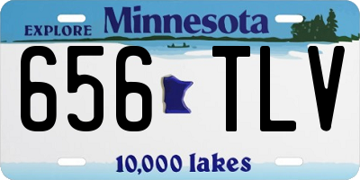 MN license plate 656TLV