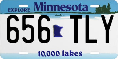 MN license plate 656TLY