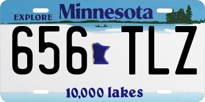 MN license plate 656TLZ