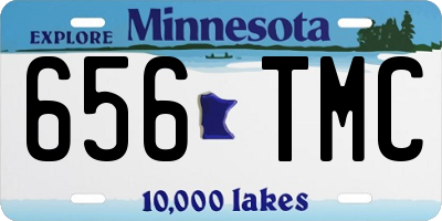 MN license plate 656TMC
