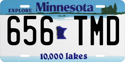 MN license plate 656TMD