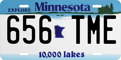 MN license plate 656TME