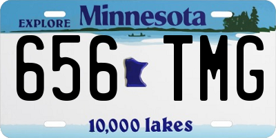 MN license plate 656TMG