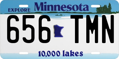 MN license plate 656TMN