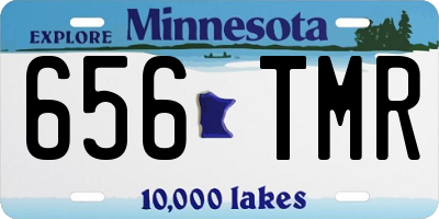 MN license plate 656TMR