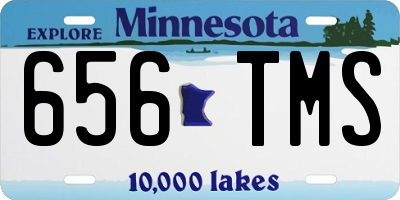 MN license plate 656TMS