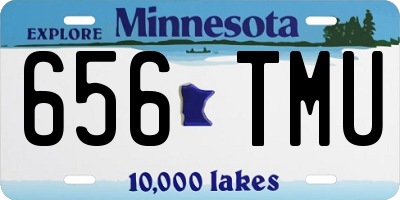 MN license plate 656TMU