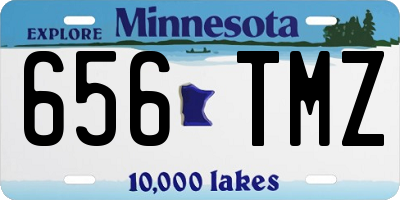 MN license plate 656TMZ