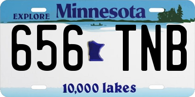 MN license plate 656TNB