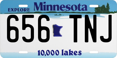 MN license plate 656TNJ