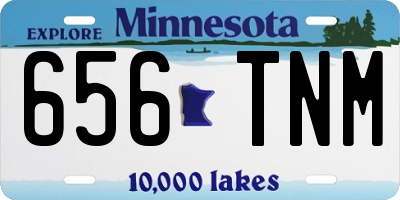 MN license plate 656TNM