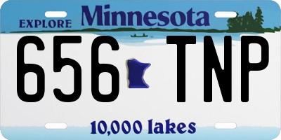 MN license plate 656TNP