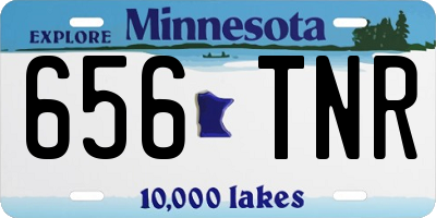 MN license plate 656TNR
