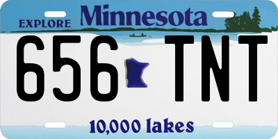 MN license plate 656TNT