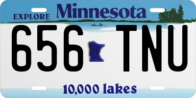 MN license plate 656TNU