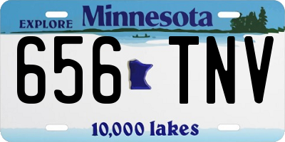 MN license plate 656TNV