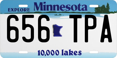 MN license plate 656TPA