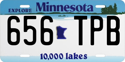 MN license plate 656TPB