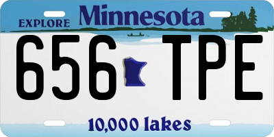 MN license plate 656TPE