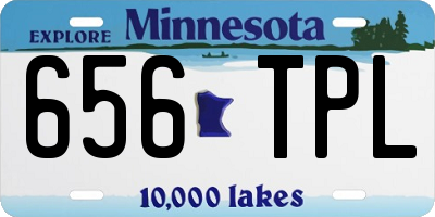 MN license plate 656TPL