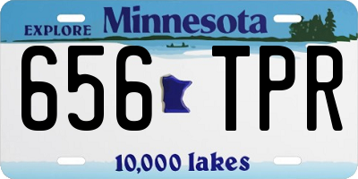 MN license plate 656TPR
