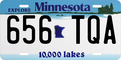 MN license plate 656TQA