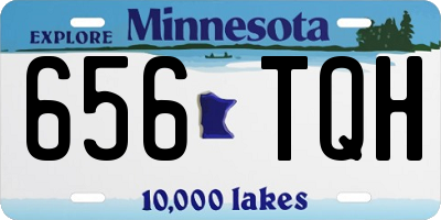 MN license plate 656TQH