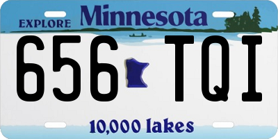 MN license plate 656TQI