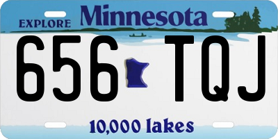 MN license plate 656TQJ