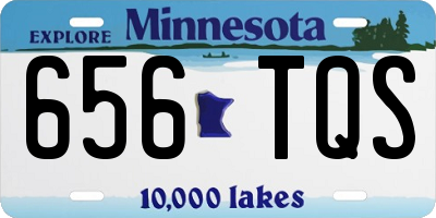 MN license plate 656TQS