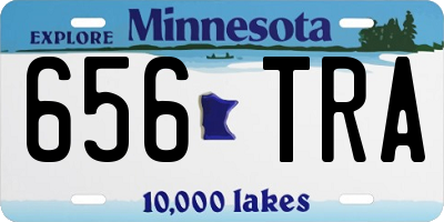 MN license plate 656TRA