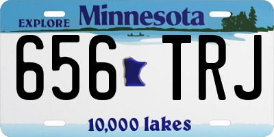 MN license plate 656TRJ