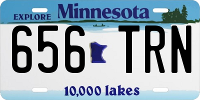 MN license plate 656TRN