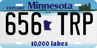MN license plate 656TRP