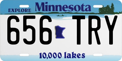 MN license plate 656TRY
