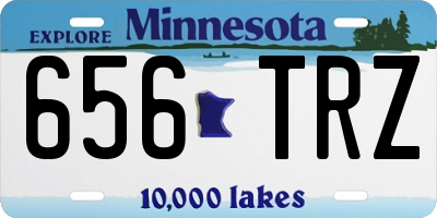 MN license plate 656TRZ
