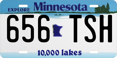 MN license plate 656TSH