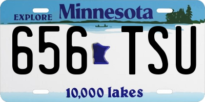 MN license plate 656TSU
