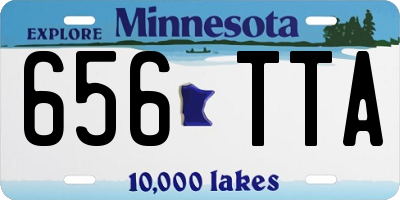 MN license plate 656TTA