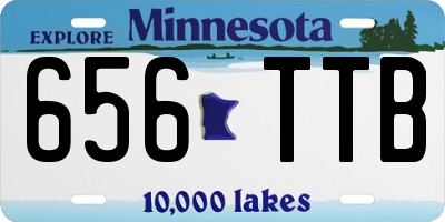 MN license plate 656TTB