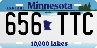 MN license plate 656TTC