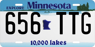 MN license plate 656TTG