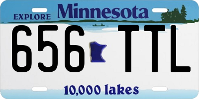 MN license plate 656TTL