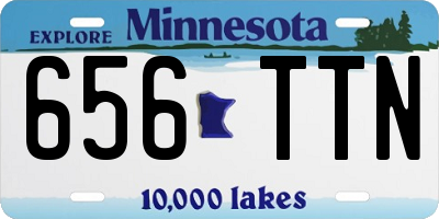 MN license plate 656TTN