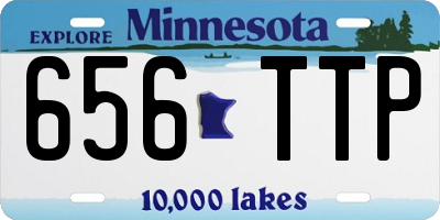 MN license plate 656TTP