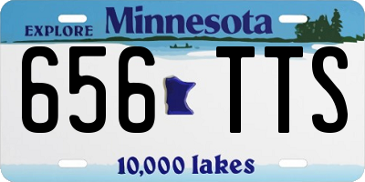 MN license plate 656TTS