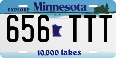 MN license plate 656TTT